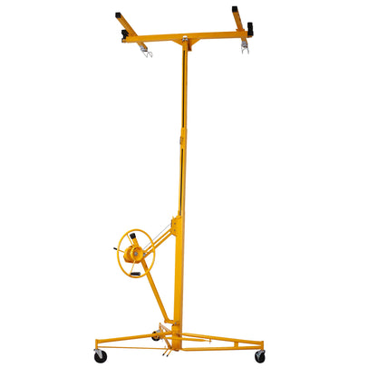Drywall Panel hoist Drywall Lift Rolling Panel Hoist Jack Lifter 16ft yellow color - 1st Choice Furniture Direct