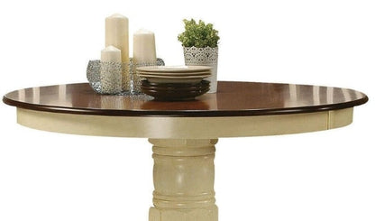 Dylan Buttermilk & Oak Finish Dining Table - 1st Choice Furniture Direct