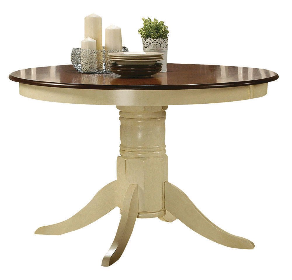 Dylan Buttermilk & Oak Finish Dining Table - 1st Choice Furniture Direct