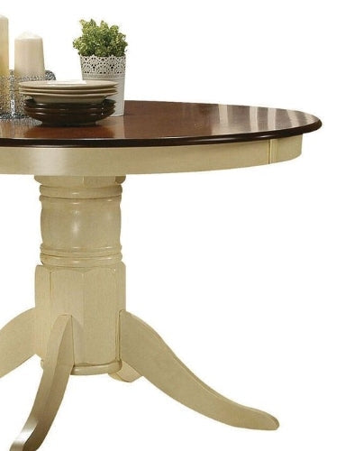 Dylan Buttermilk & Oak Finish Dining Table - 1st Choice Furniture Direct