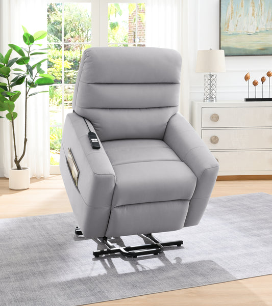 Freddie Gray Leather Aire Power Motion Recliner w/Lift