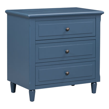 1st Choice Modern 3-Drawer Nightstand Storage Wood Cabinet Storage