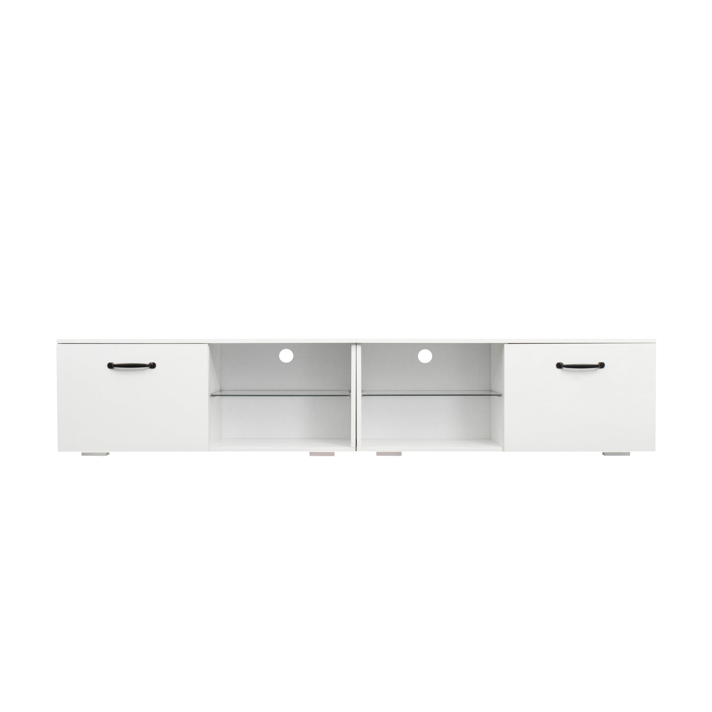 1st Choice Modern Elegant TV Cabinet with LED light in White