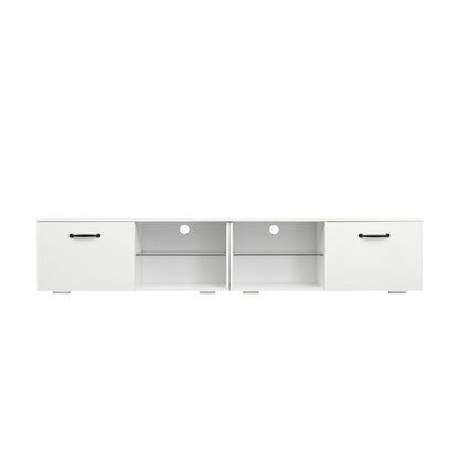 1st Choice Modern Elegant TV Cabinet with LED light in White