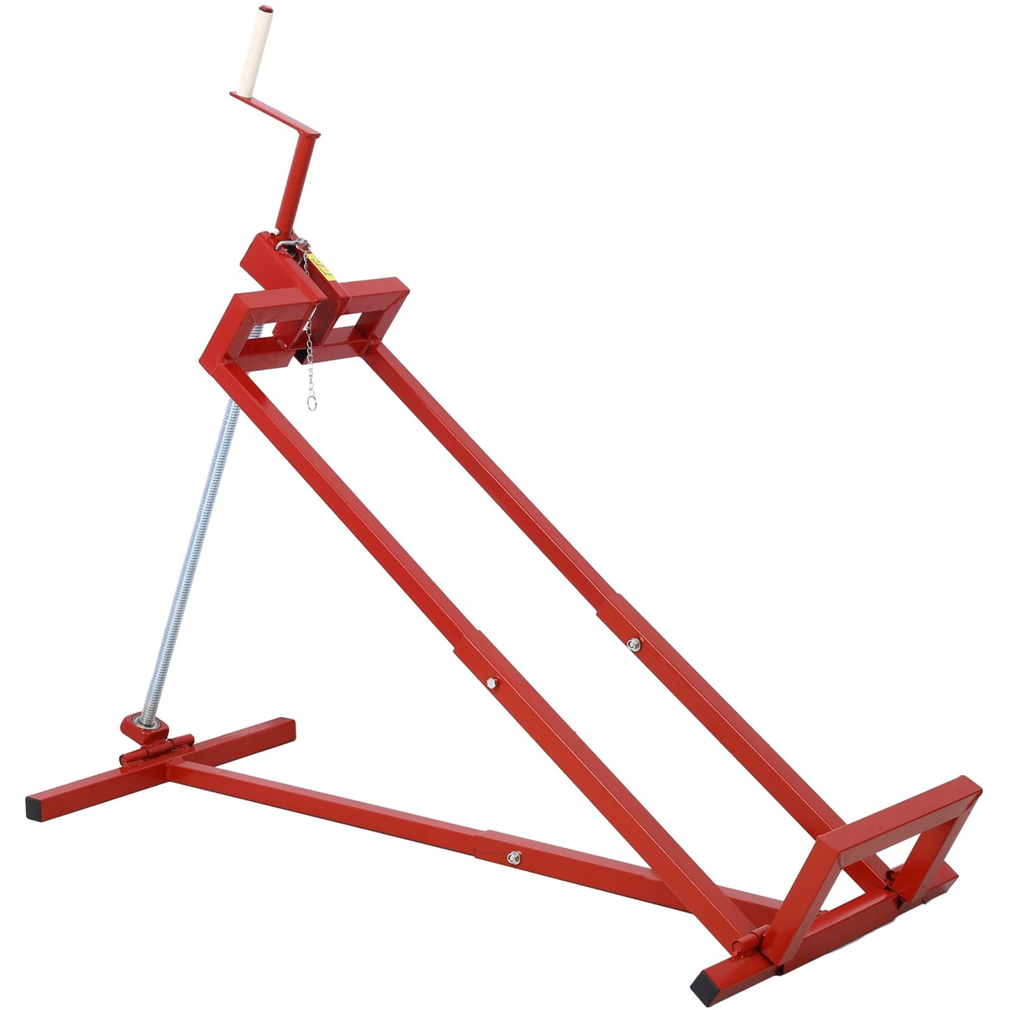 Easy Lawn Mower Lift for Riding Tractors , 800 Lbs Capacity Lawn Tractor Lifter, Ride - on Mower, Cleaning Aid, Universal, Lawn Tractor Lift, Lawn Tractor + 45° Tilt Adjustable, red - 1st Choice Furniture Direct