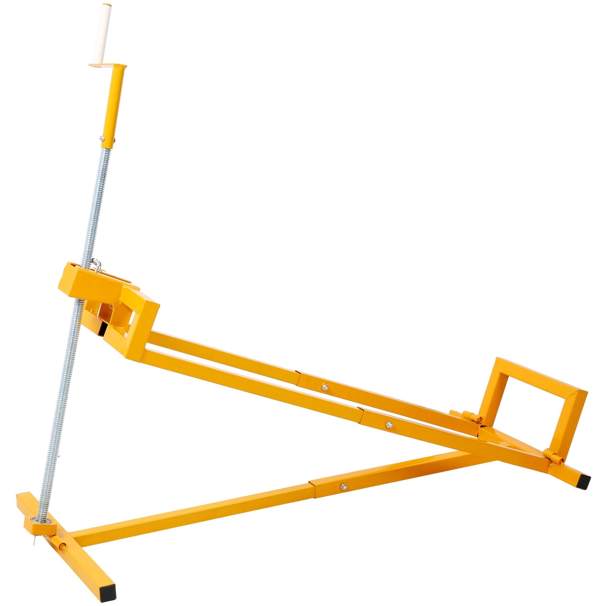 Easy Lawn Mower Lift for Riding Tractors , 800 Lbs Capacity Lawn Tractor Lifter, Ride - on Mower, Cleaning Aid, Universal, Lawn Tractor Lift, Lawn Tractor + 45° Tilt Adjustable, Yellow - 1st Choice Furniture Direct