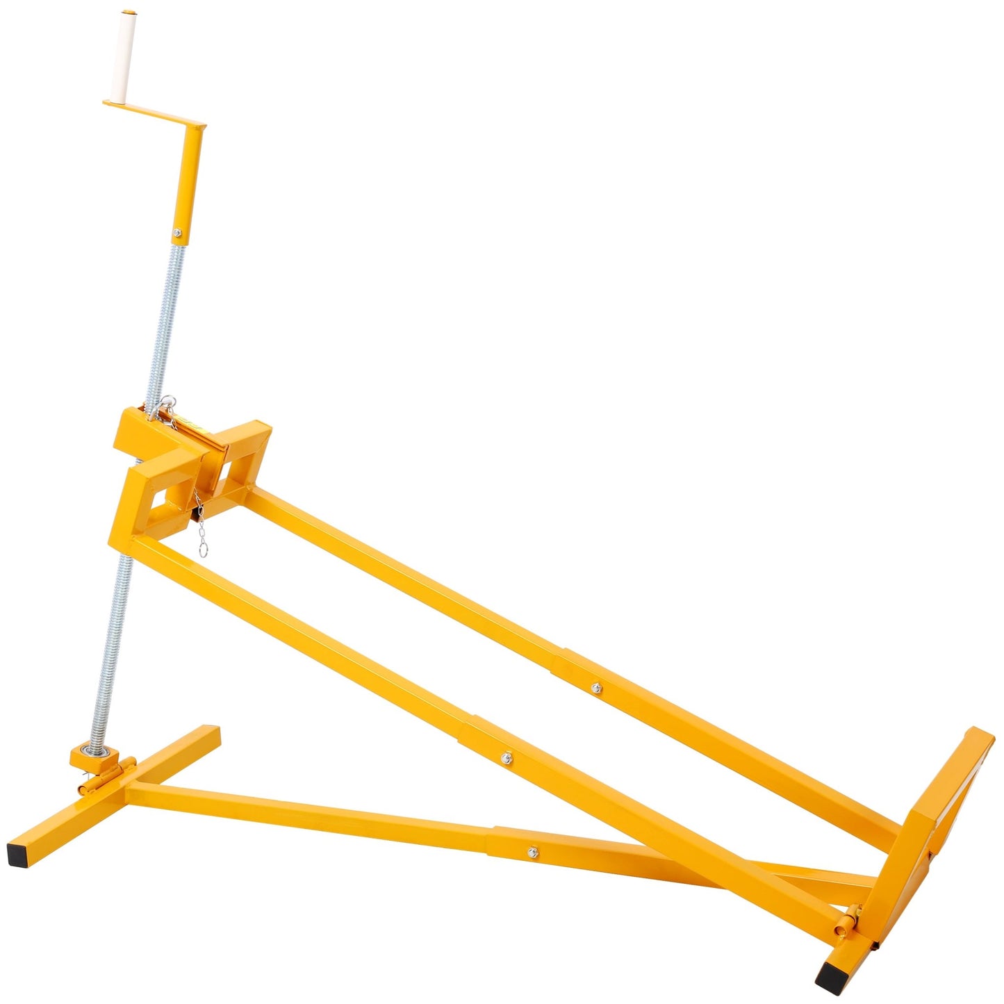 Easy Lawn Mower Lift for Riding Tractors , 800 Lbs Capacity Lawn Tractor Lifter, Ride - on Mower, Cleaning Aid, Universal, Lawn Tractor Lift, Lawn Tractor + 45° Tilt Adjustable, Yellow - 1st Choice Furniture Direct