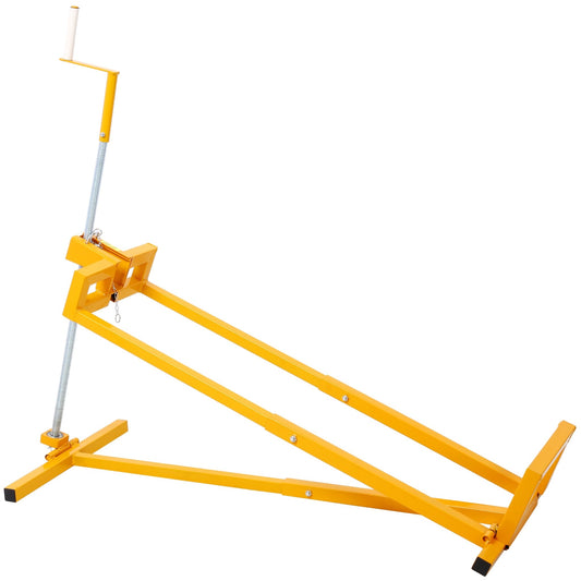 Easy Lawn Mower Lift for Riding Tractors , 800 Lbs Capacity Lawn Tractor Lifter, Ride - on Mower, Cleaning Aid, Universal, Lawn Tractor Lift, Lawn Tractor + 45° Tilt Adjustable, Yellow - 1st Choice Furniture Direct