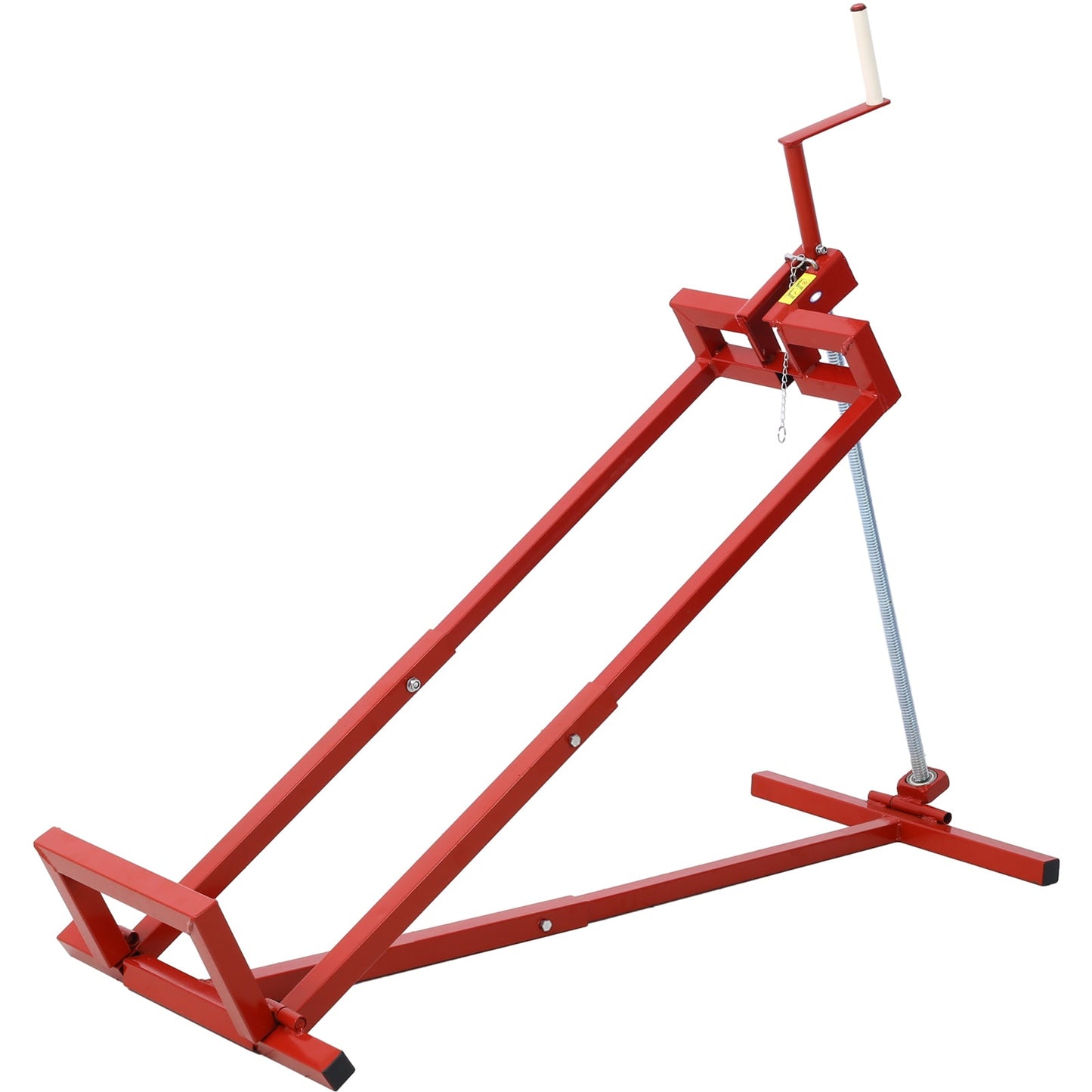 Easy Lawn Mower Lift for Riding Tractors , 800 Lbs Capacity Lawn Tractor Lifter, Ride - on Mower, Cleaning Aid, Universal, Lawn Tractor Lift, Lawn Tractor + 45° Tilt Adjustable, red - 1st Choice Furniture Direct