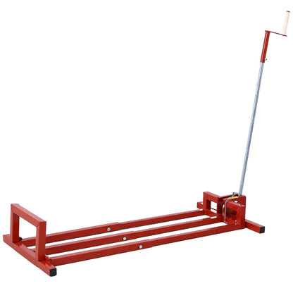 Easy Lawn Mower Lift for Riding Tractors , 800 Lbs Capacity Lawn Tractor Lifter, Ride - on Mower, Cleaning Aid, Universal, Lawn Tractor Lift, Lawn Tractor + 45° Tilt Adjustable, red - 1st Choice Furniture Direct
