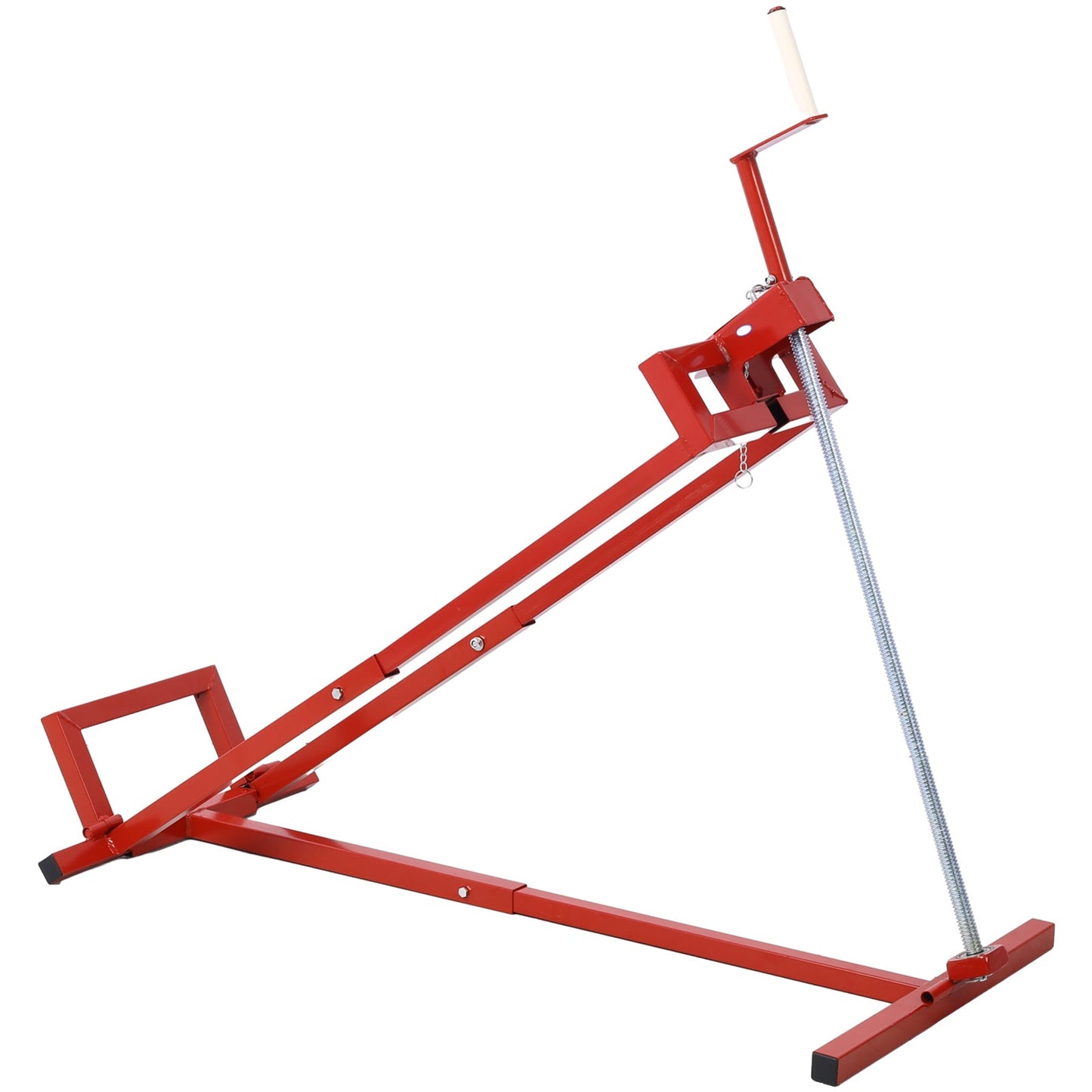 Easy Lawn Mower Lift for Riding Tractors , 800 Lbs Capacity Lawn Tractor Lifter, Ride - on Mower, Cleaning Aid, Universal, Lawn Tractor Lift, Lawn Tractor + 45° Tilt Adjustable, red - 1st Choice Furniture Direct