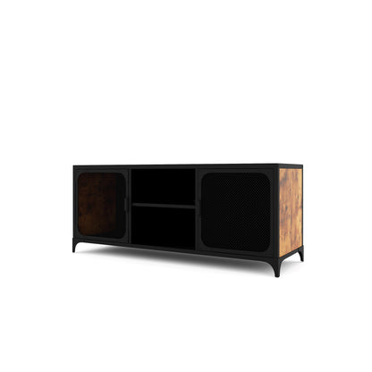 1st Choice Modern Steel TV Cabinet with Cable Management & Tip Restraint Hardware