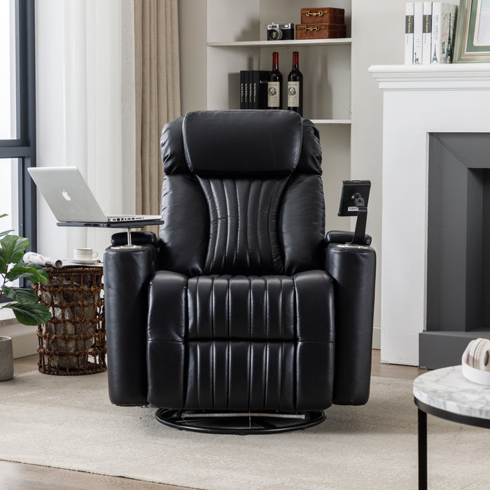 1st Choice 270° Power Swivel Home Recliner Seating With Hidden Arm Storage