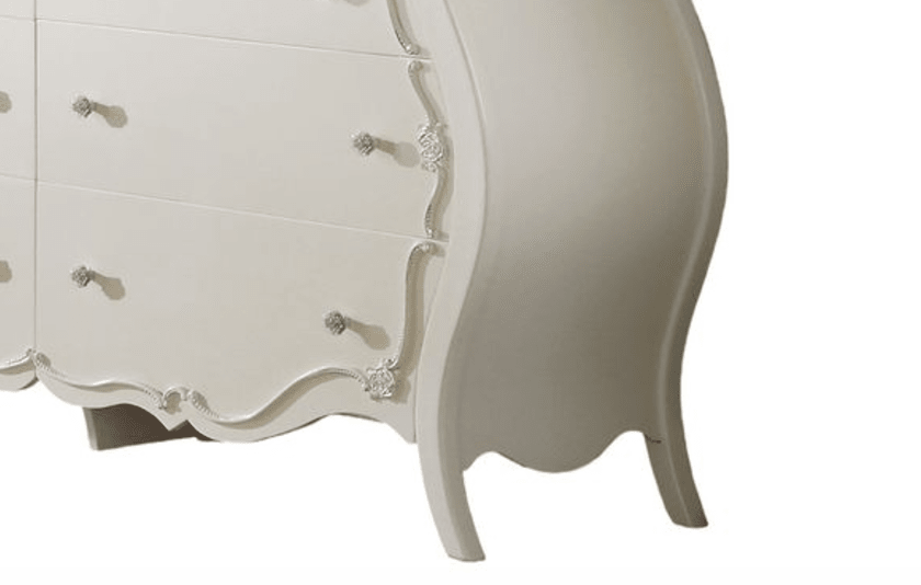Edalene Pearl White Finish Dresser - 1st Choice Furniture Direct