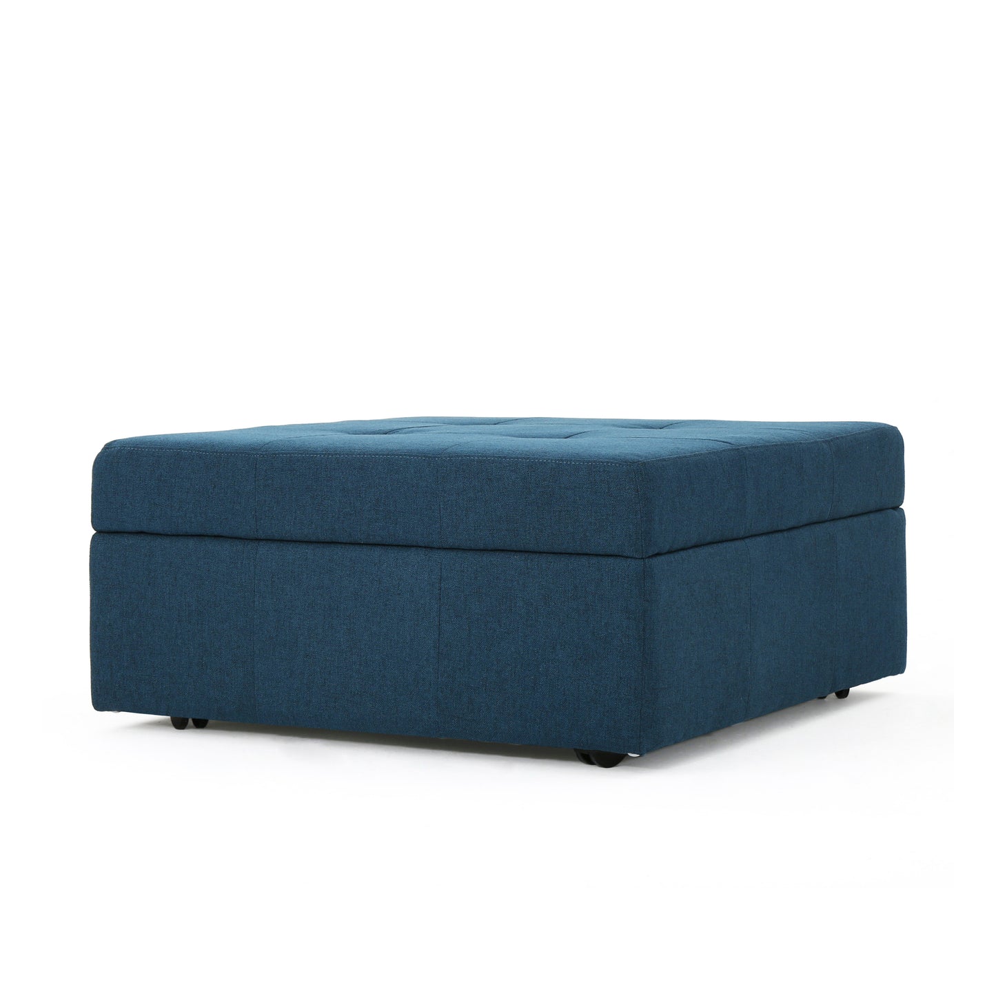 1st Choice Modern Storage Bedroom Living Room Ottoman in Navy Blue