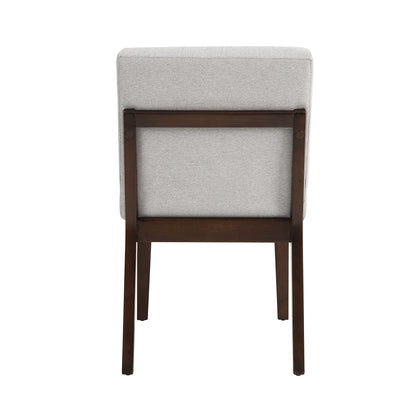 Edwyn Gray Linen Side Chair (Set of 2) - 1st Choice Furniture Direct