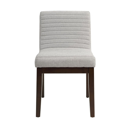 Edwyn Gray Linen Side Chair (Set of 2) - 1st Choice Furniture Direct