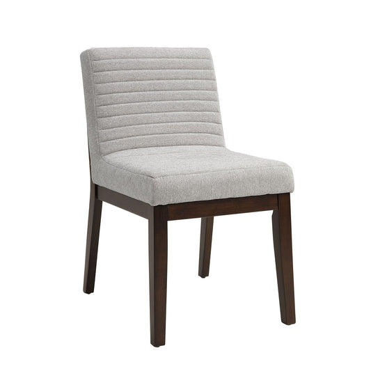 Edwyn Gray Linen Side Chair (Set of 2) - 1st Choice Furniture Direct
