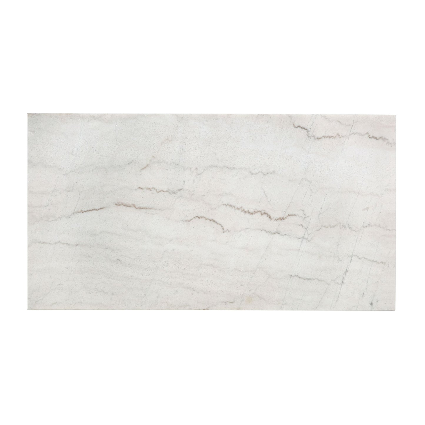 Edwyn White Natural Marble Top & Brown Finish Coffee Table w/Marble Top - 1st Choice Furniture Direct