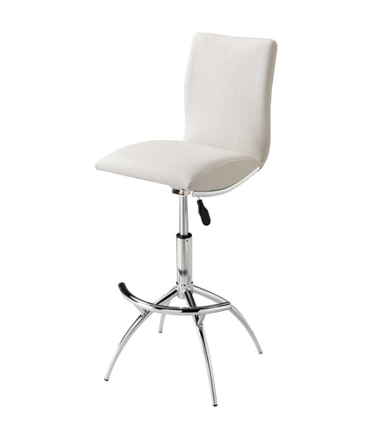 1st Choice Modern Adjustable Barstool - Chrome Finish & High-Density Foam Comfort