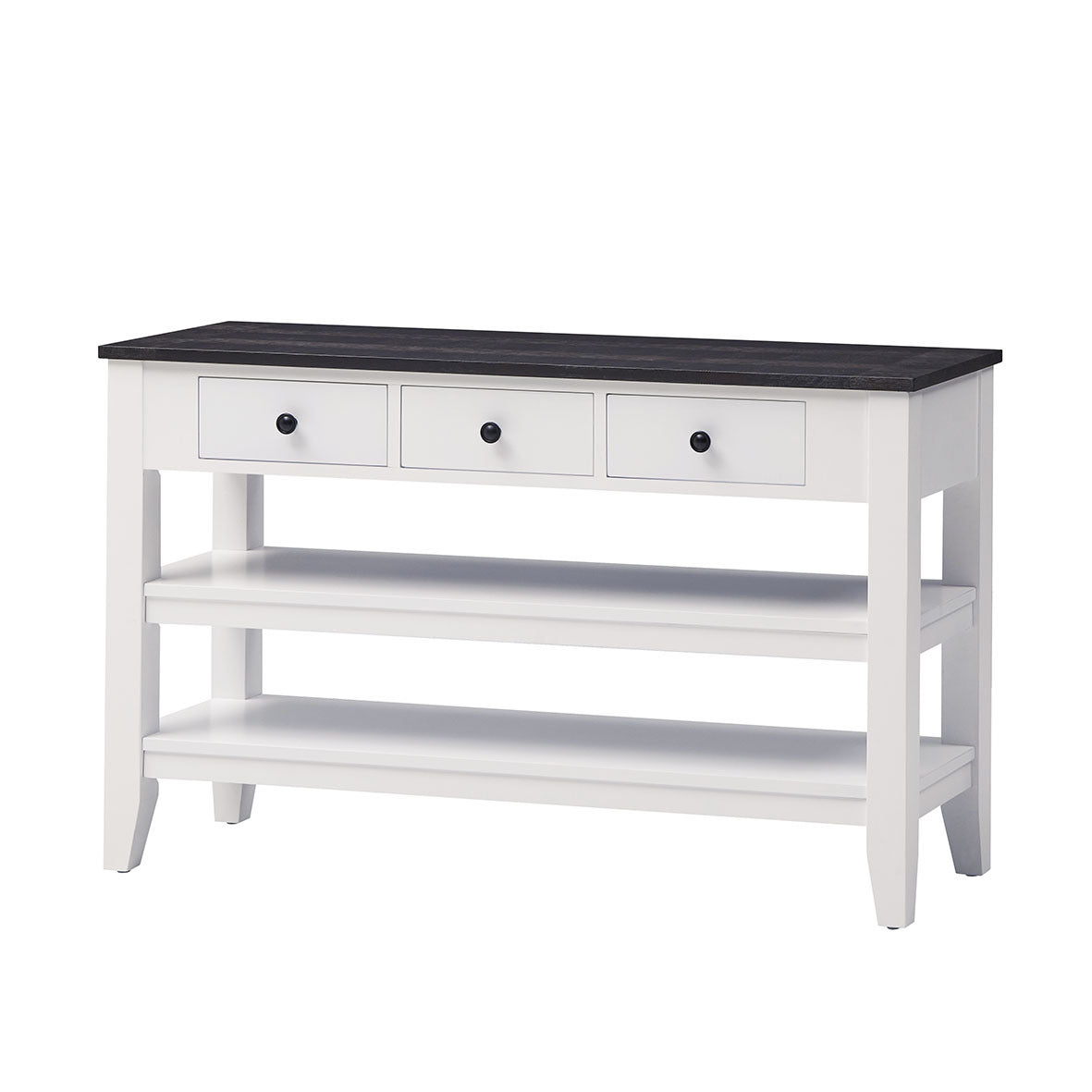 1st Choice 48" Modern Console Table  Sofa Table for Living Room in White