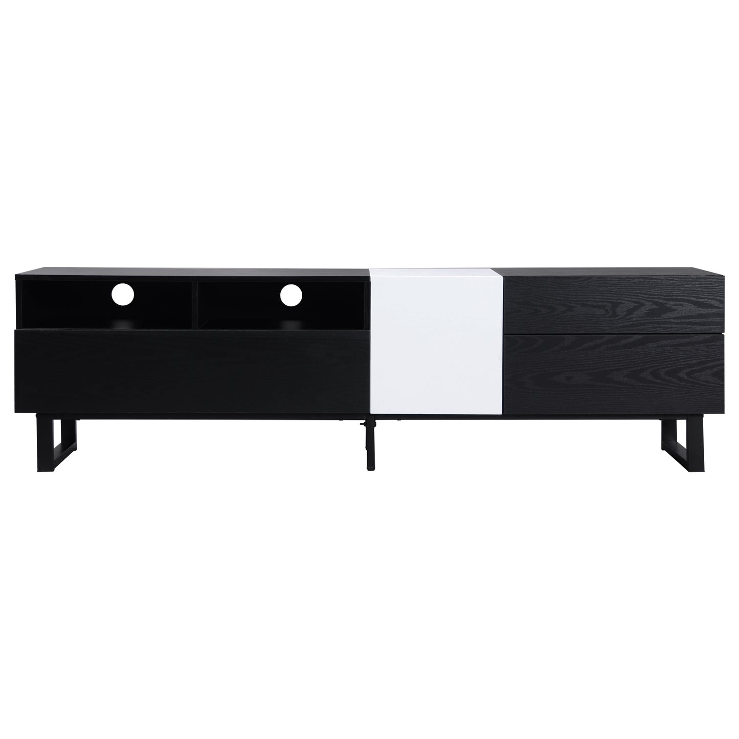 1st Choice Modern TV Stand Table for 80" with Double Storage Space