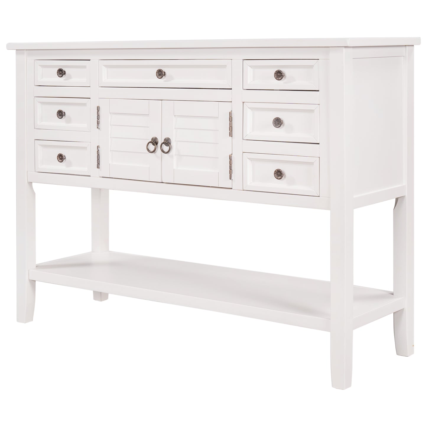 1st Choice 44.5" Modern Living Room Console Table Sofa Table in White