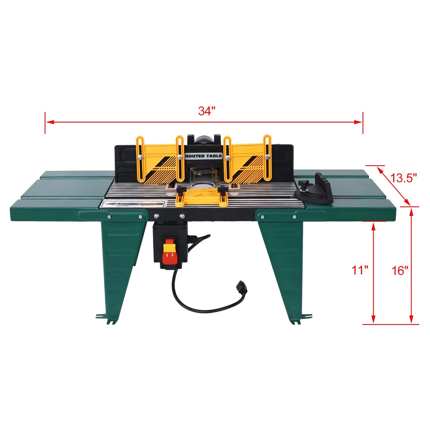 Electric Benchtop Router Table Wood Working Tool,green - 1st Choice Furniture Direct