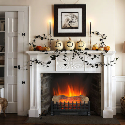 Electric Fireplace Insert Heater with Remote & Realistic Flame Effect - 1st Choice Furniture Direct
