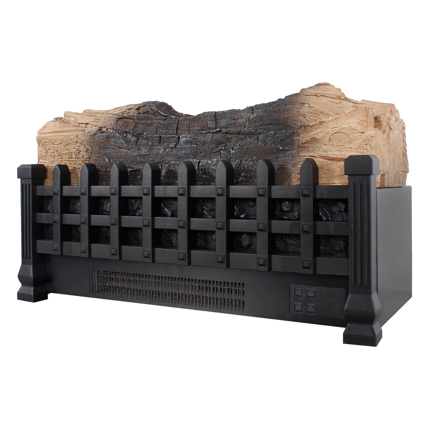 Electric Fireplace Insert Heater with Remote & Realistic Flame Effect - 1st Choice Furniture Direct