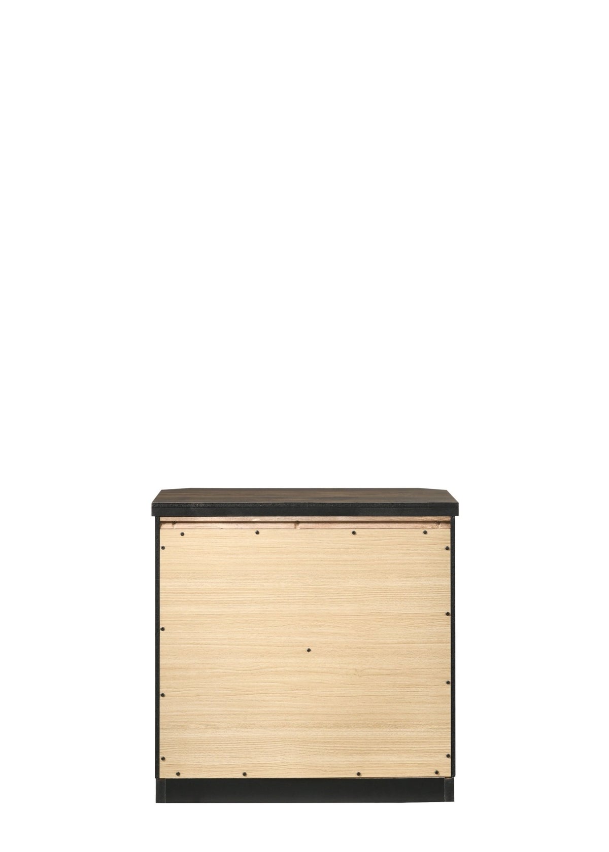 Elettra Rustic Walnut Finish Nightstand - 1st Choice Furniture Direct