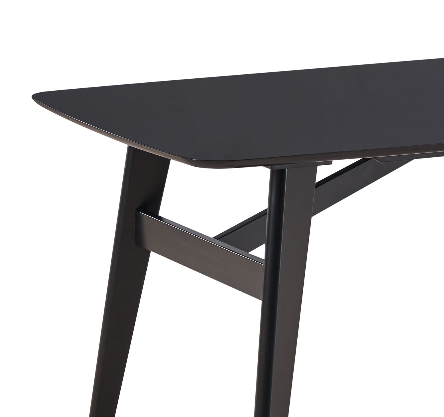 Eliora Black Finish Dining Table - 1st Choice Furniture Direct