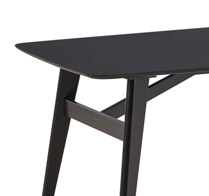 Eliora Black Finish Dining Table - 1st Choice Furniture Direct