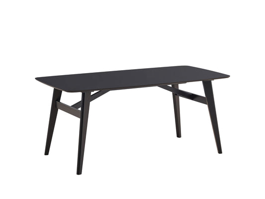 Eliora Black Finish Dining Table - 1st Choice Furniture Direct