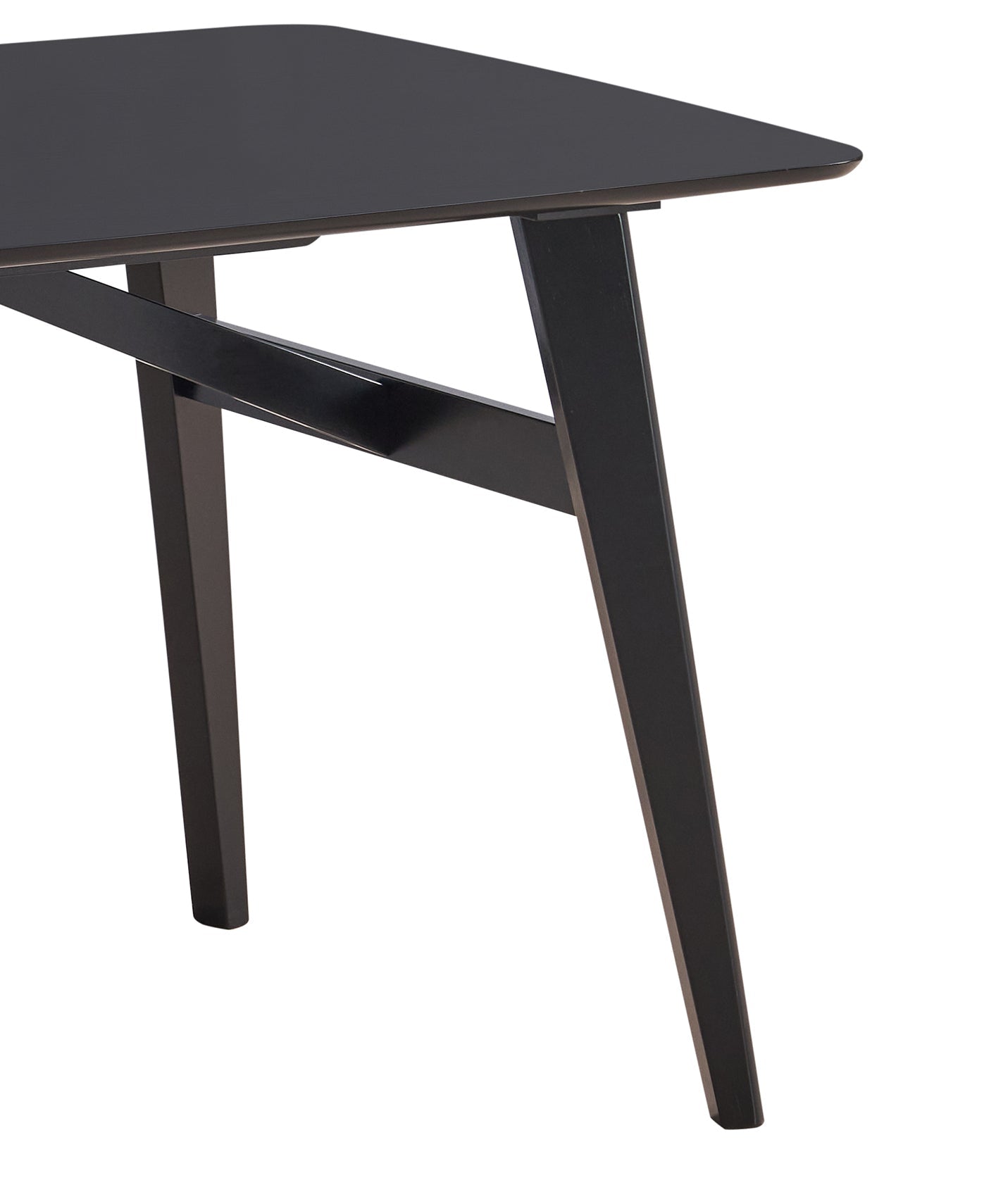 Eliora Black Finish Dining Table - 1st Choice Furniture Direct