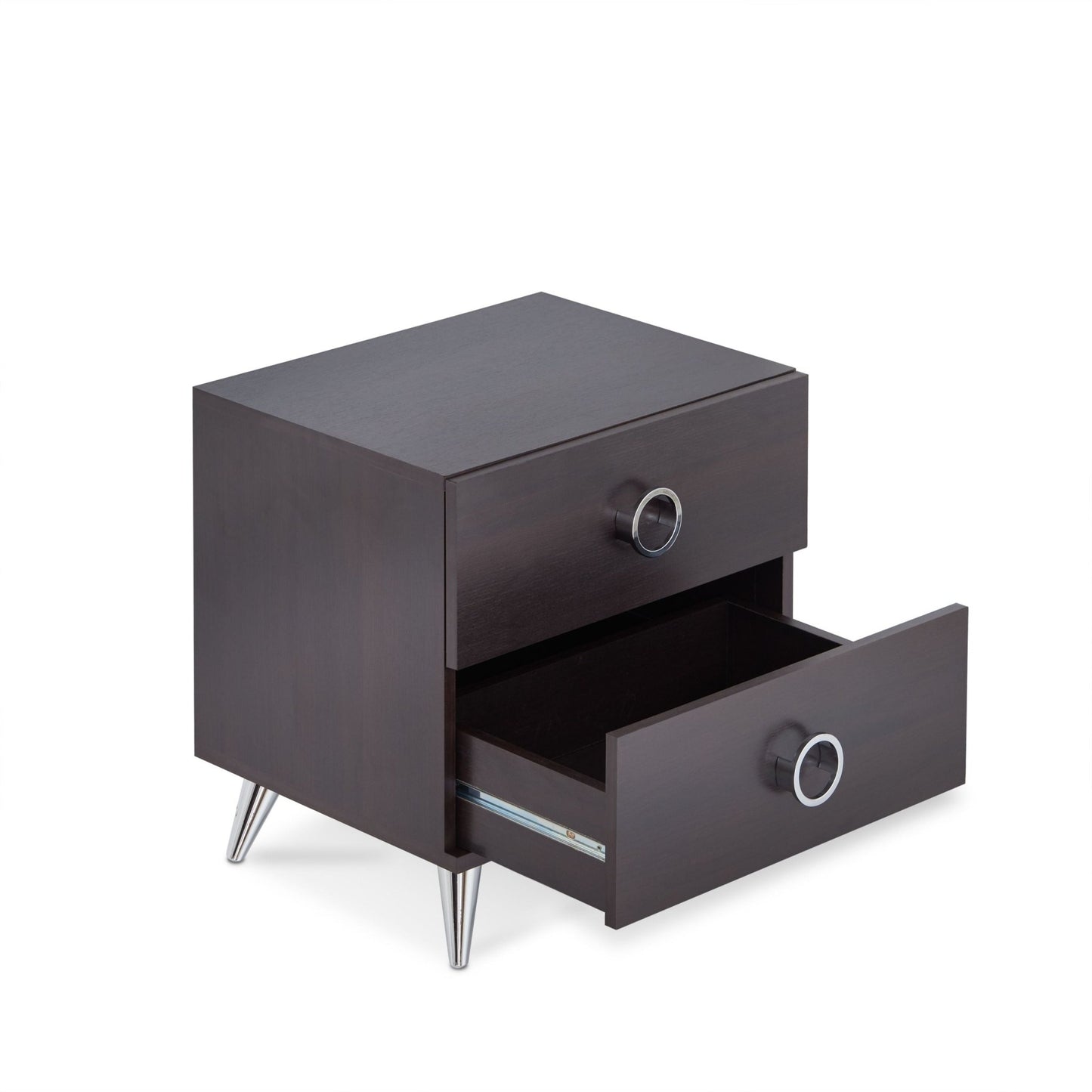Elms Espresso Finish Accent Table - 1st Choice Furniture Direct