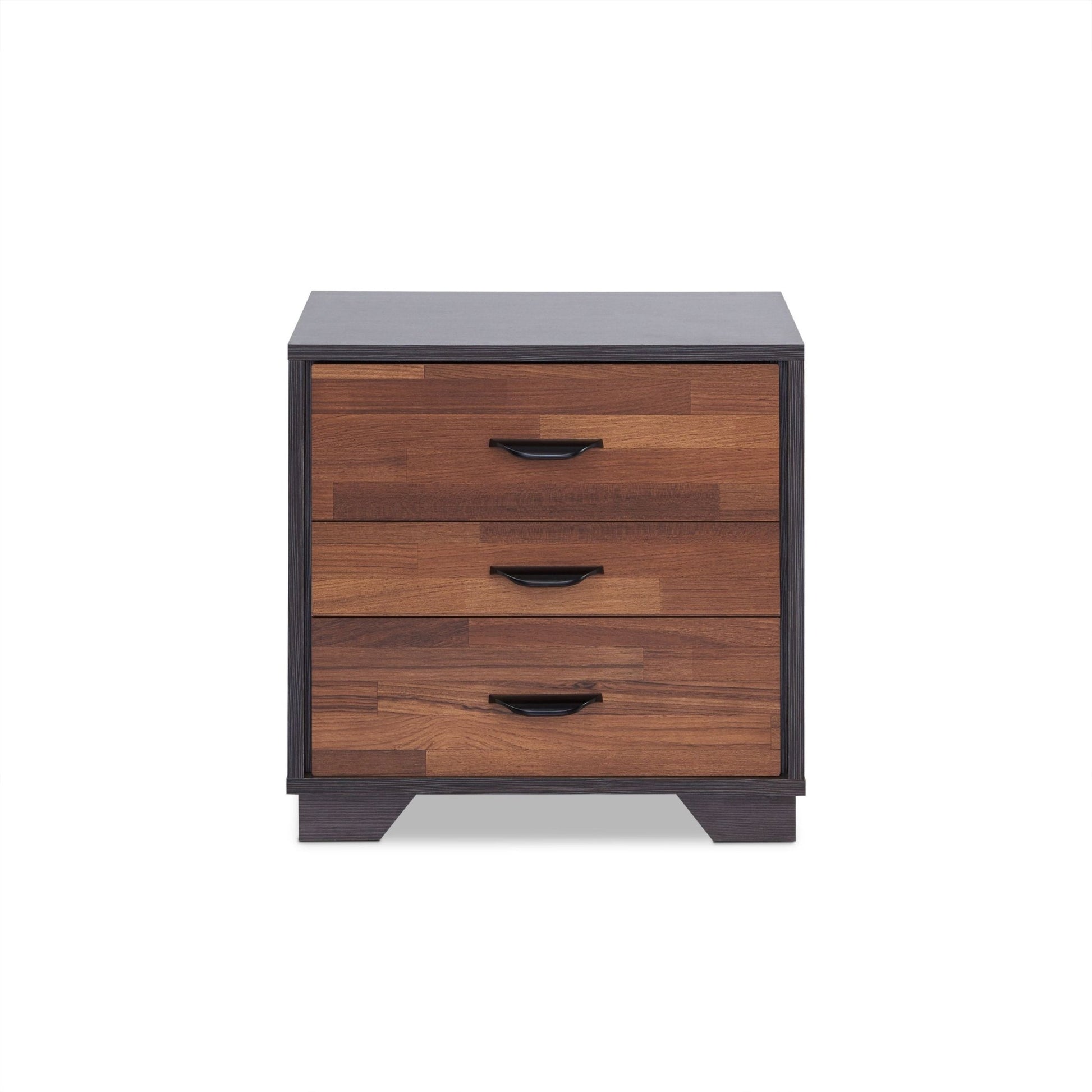 Eloy Walnut & Espresso Finish Accent Table - 1st Choice Furniture Direct