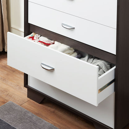 Eloy White & Espresso Finish Chest - 1st Choice Furniture Direct