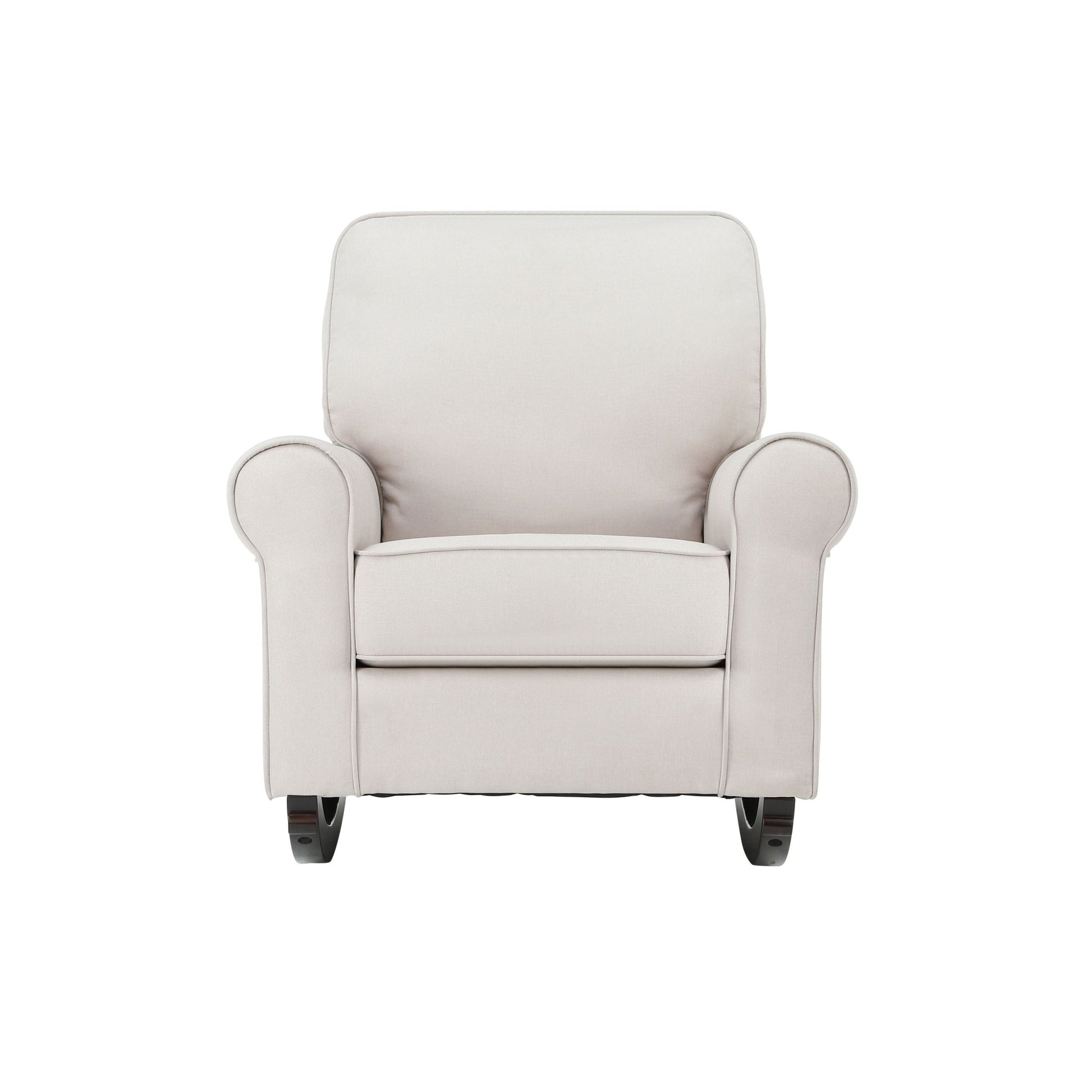 Elvin Beige Fabric Rocking Chair - 1st Choice Furniture Direct