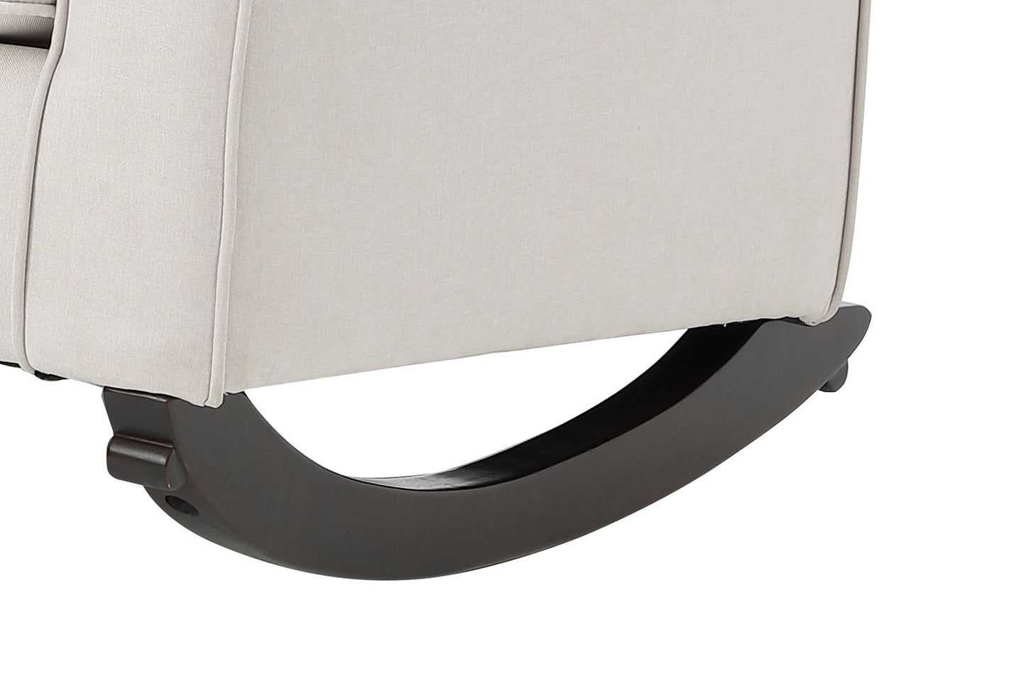 Elvin Beige Fabric Rocking Chair - 1st Choice Furniture Direct