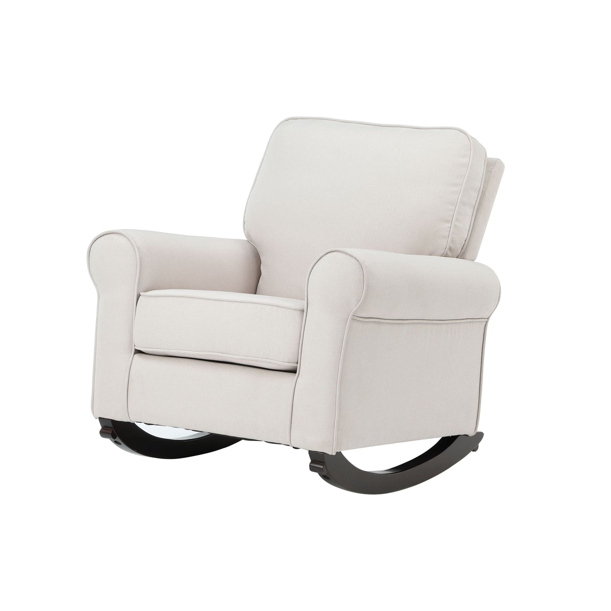 Elvin Beige Fabric Rocking Chair - 1st Choice Furniture Direct