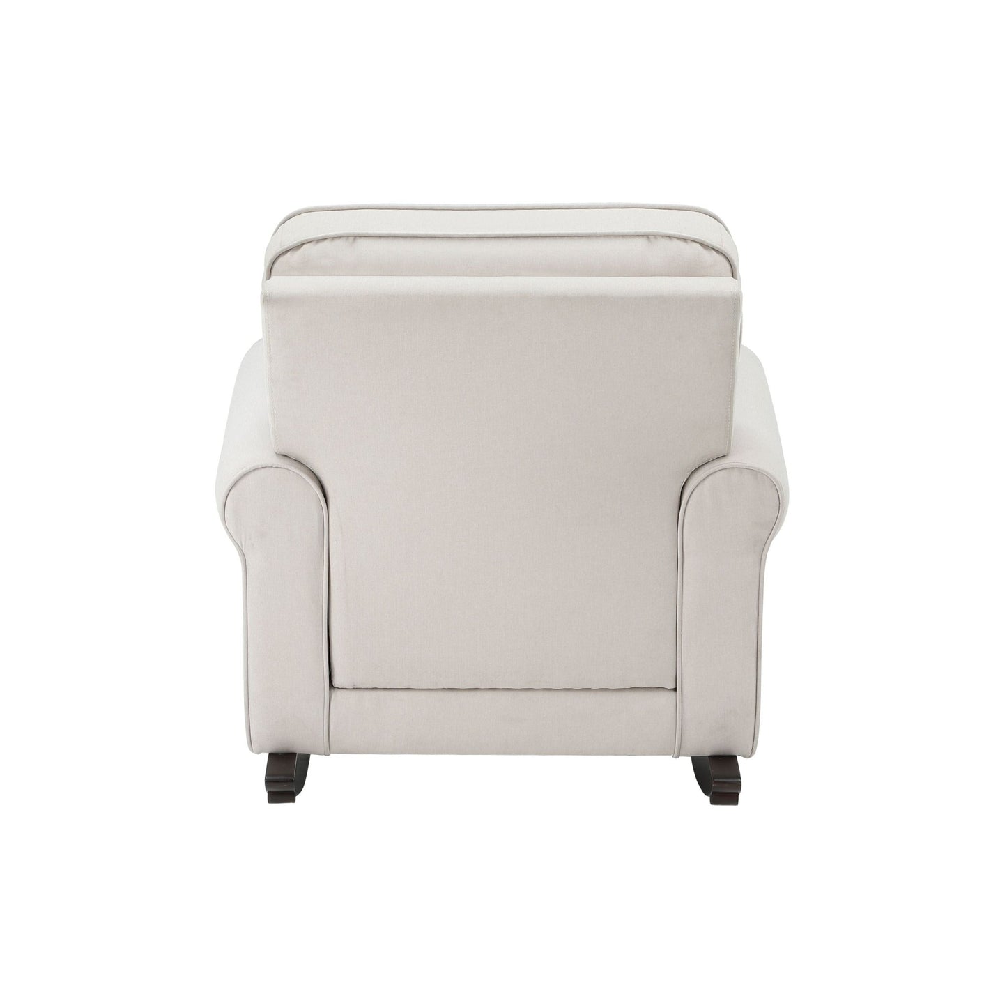 Elvin Beige Fabric Rocking Chair - 1st Choice Furniture Direct