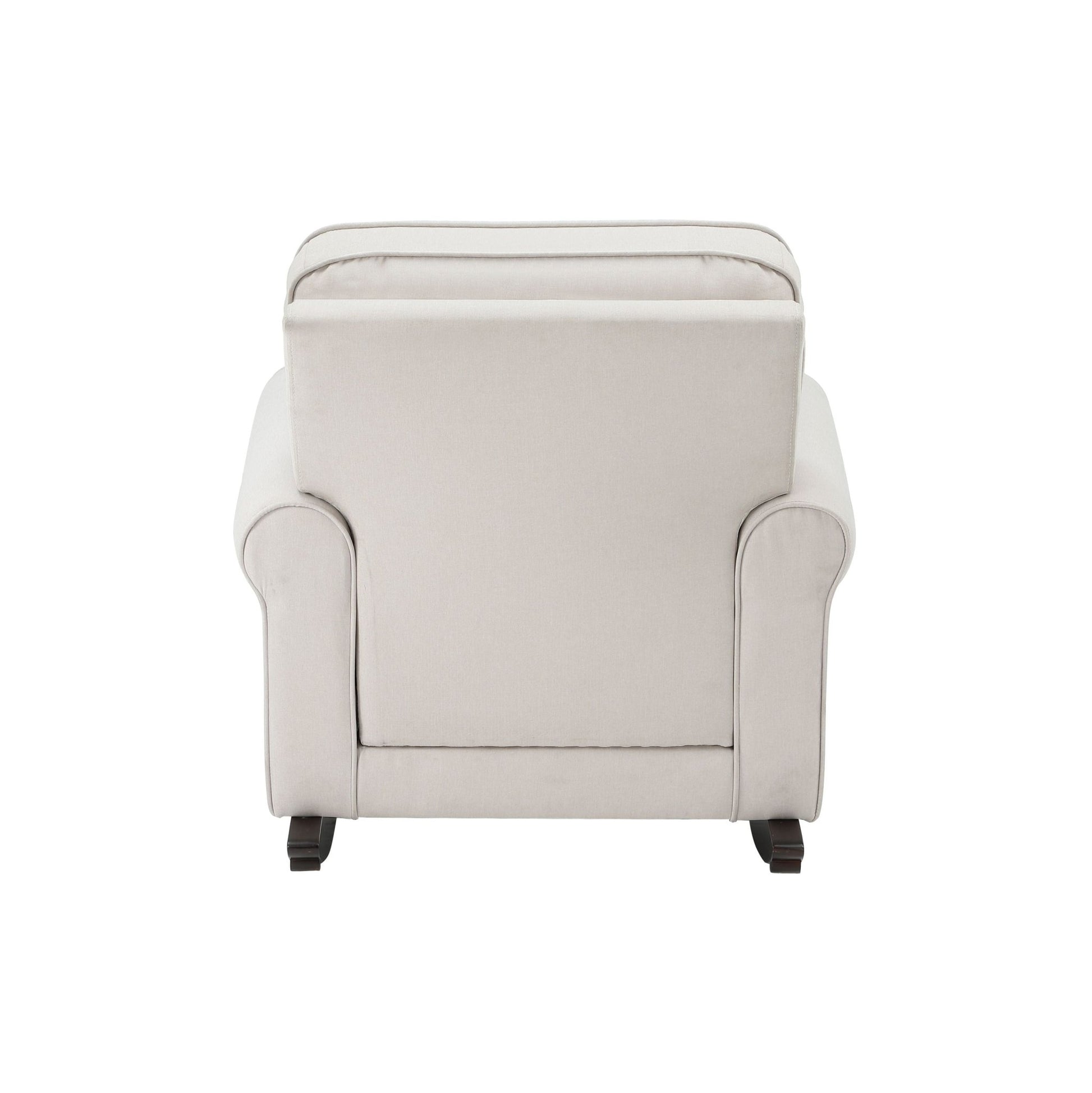 Elvin Beige Fabric Rocking Chair - 1st Choice Furniture Direct