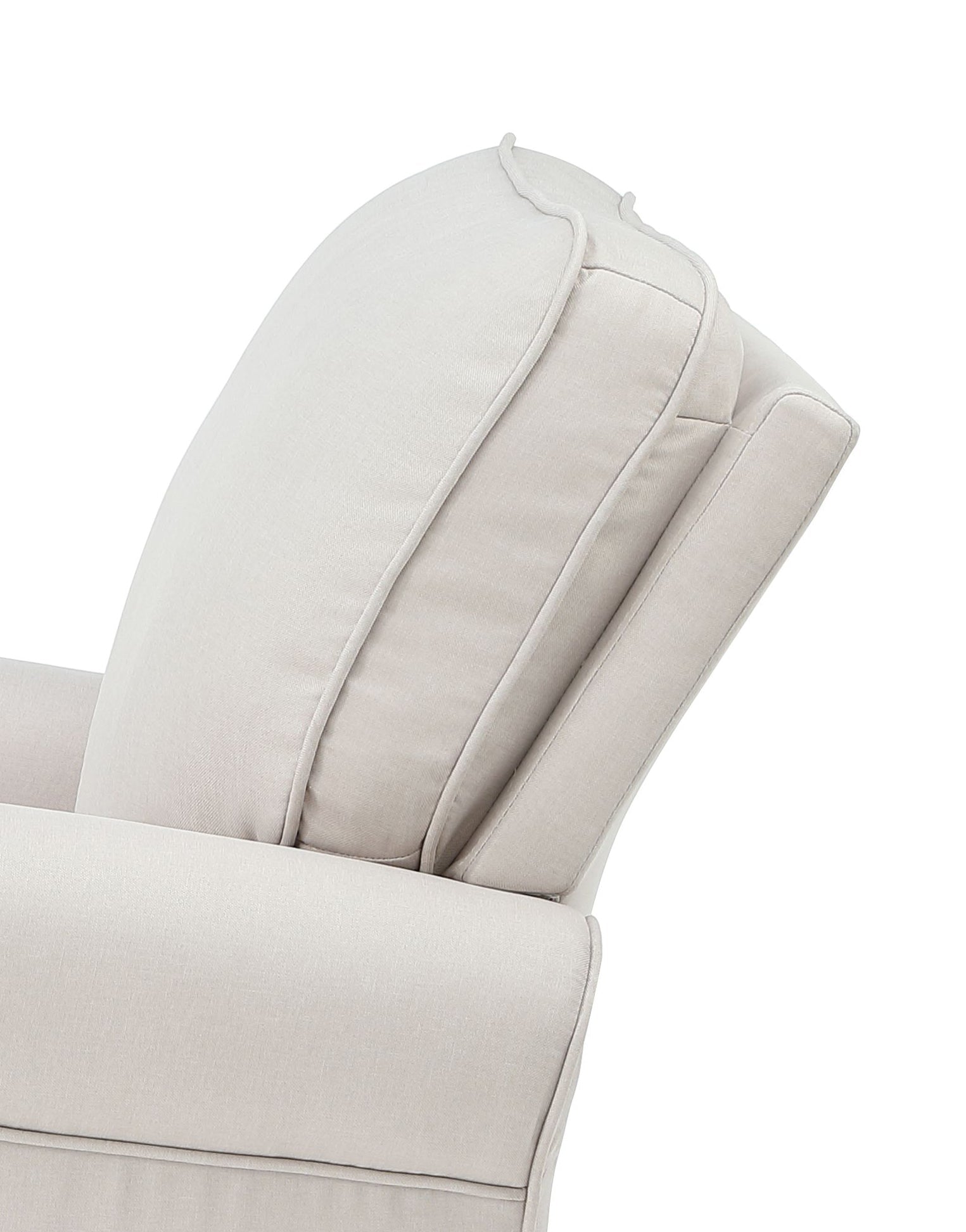 Elvin Beige Fabric Rocking Chair - 1st Choice Furniture Direct