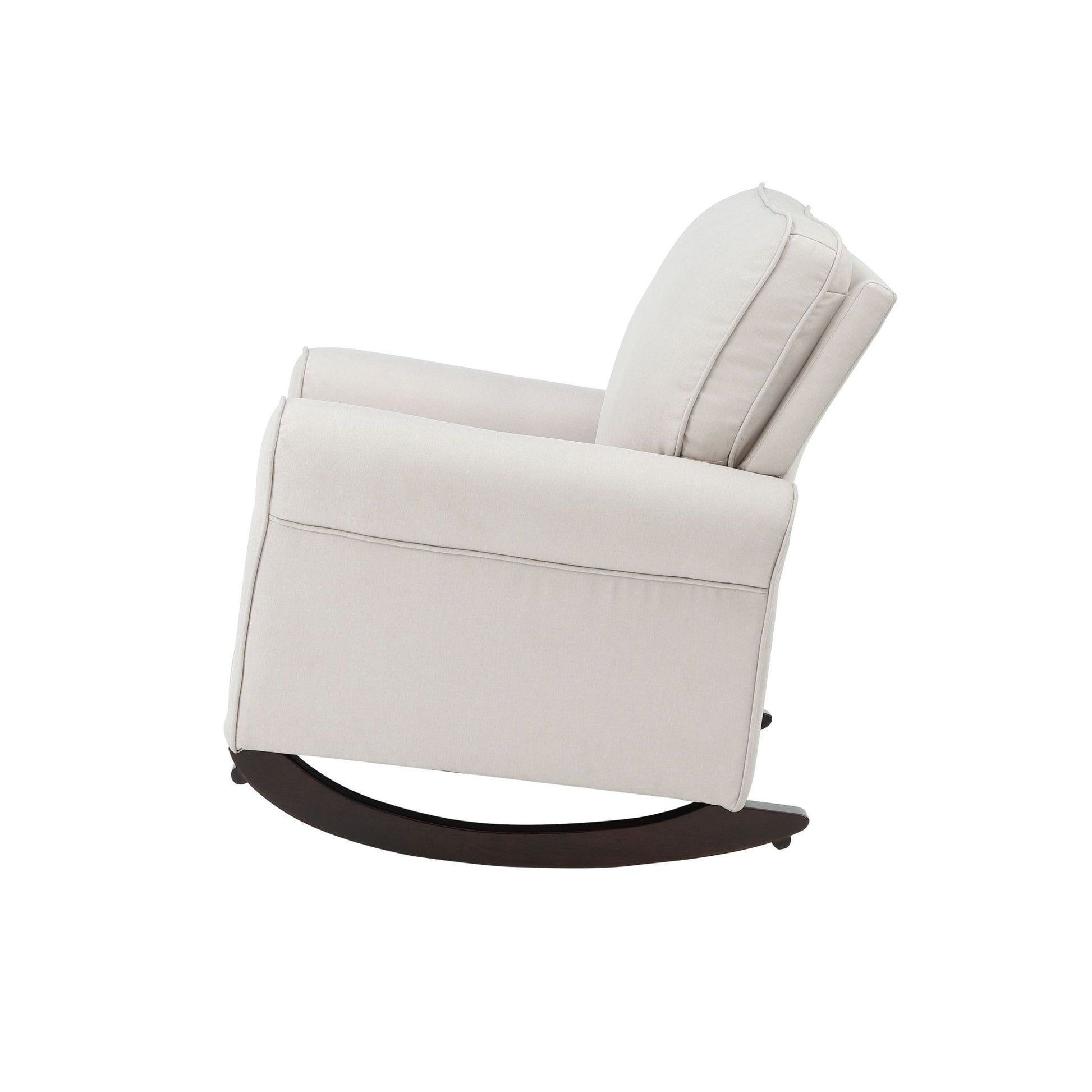 Elvin Beige Fabric Rocking Chair - 1st Choice Furniture Direct