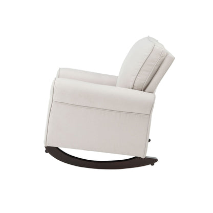 Elvin Beige Fabric Rocking Chair - 1st Choice Furniture Direct