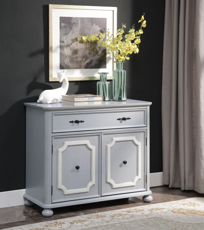 Enyin Gray Finish Cabinet - 1st Choice Furniture Direct
