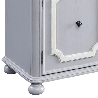 Enyin Gray Finish Cabinet - 1st Choice Furniture Direct