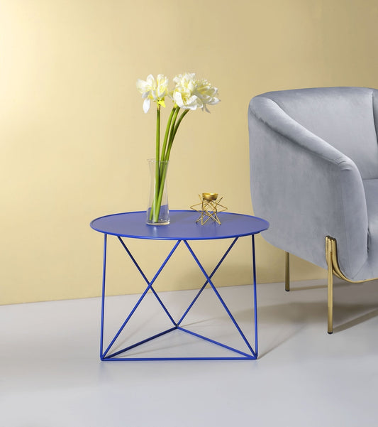 Epidia Blue color Display & Utility Accent Table - 1st Choice Furniture Direct