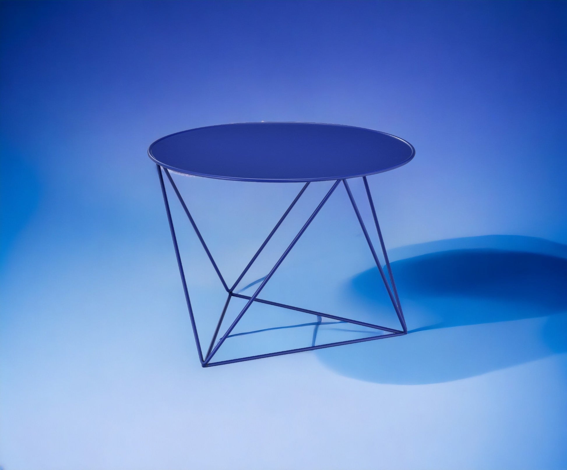 Epidia Blue color Display & Utility Accent Table - 1st Choice Furniture Direct